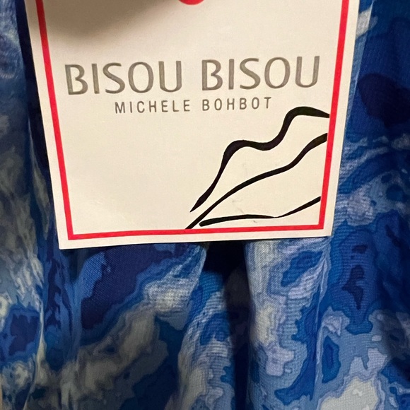 Bisou Bisou blue & white tie dye maxi dress - Picture 8 of 9